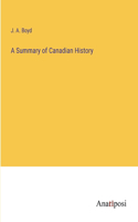 Summary of Canadian History