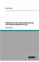 Möglichkeiten der Arbeitszeitgestaltung und Arbeitszeitflexibilisierung