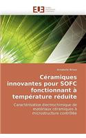 Ceramiques Innovantes Pour Sofc Fonctionnant a Temperature Reduite