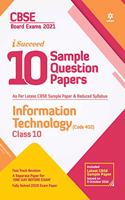 CBSE New Pattern 10 Sample Paper Information Technology (Code 402) Class 10 for 2021 Exam with reduced Syllabus