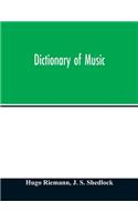 Dictionary of music