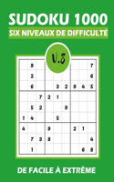 SUDOKU 1000 six niveaux de difficulté Vol.8: Sudoku 1000 grilles 6 niveaux de difficulté de facile à difficile pour adultes