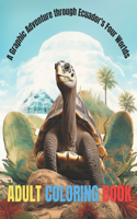 Adult Coloring Book: Color the Four Worlds of Ecuador through 45 meticulously selected animal illustrations. A relaxing coloring journey suitable for both adults and you