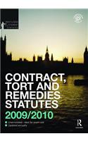 Contract, Tort and Restitution Statutes 2009-2010