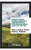 Extracts from Cicero, Narrative and Descriptive with English Notes, Part II, Pp. 107-198