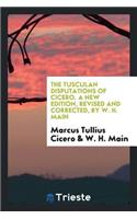 The Tusculan Disputations of Cicero