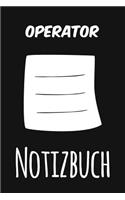 Operator Notizbuch