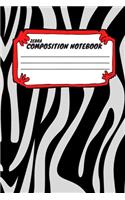Zebra Composition Notebook: (Composition Notebook)