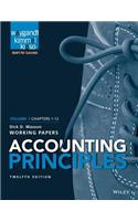 Accounting Principles, Volume 1 Chapters - 12