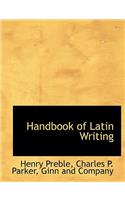 Handbook of Latin Writing