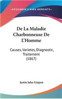 de La Maladie Charbonneuse de L'Homme: Causes, Varietes, Diagnostic, Traitement (1867)