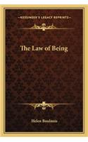 The Law of Being
