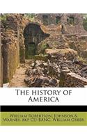 The history of America