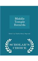 Middle Temple Records - Scholar's Choice Edition