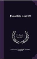 Pamphlets, Issue 139