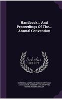 Handbook... and Proceedings of The... Annual Convention