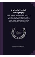 A Middle English Bibliography