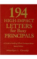 194 High-Impact Letters for Busy Principals