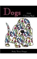 Dogs Adult Coloring Book