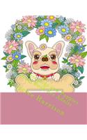 Anti-Stress Dogs and Puppies Coloring Book for Adults: Beautiful Dogs, Puppies, Cats, Kittens, Elephants, Butterflies, Peacocks, and Unicorns for Adults to Enjoy Coloring for Stress Relief.