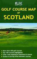 Golf Course Map of Scotland