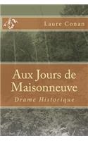 Aux Jours de Maisonneuve