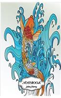 Notebook Journal Dot-grid, Fish Art