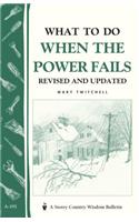 What to Do When the Power Fails