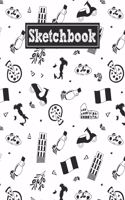 Sketchbook: 8.5 x 11 Notebook for Creative Drawing and Sketching Activities with Italian Themed Cover Design