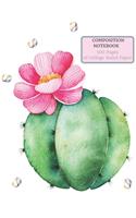 Composition Notebook 100 Pages of College Ruled Paper: Succulent Plants Themed Cover, 8.5 x 11 inches