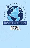 Travel Journal Nepal: Travel Diary and Planner - Journal, Notebook, Book, Journey - Writing Logbook - 120 Pages 6x9 - Gift For Backpacker