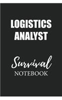 Logistics Analyst Survival Notebook: Small Undated Weekly Planner for Work and Personal Everyday Use Habit Tracker Password Logbook Music Review Playlist Diary Journal