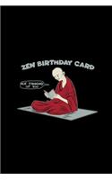 Zen birthday card