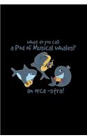 What do you call a pod of musical whales?