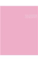 Dual Notebook Lined/Blank Pages: Creative Notebook for All Projects Baby Pink