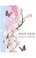 2019-2020 Weekly Planner: Large Two Year Planner with To-Do List (Flower Cover)