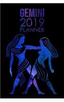 Gemini Planner: 2019: Zodiac Star Sign: Planner and Notebook