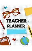Lesson Planner for Teachers 2019-2020: Weekly and Monthly Teacher Planner, Time Management for Teachers, Academic Year Lesson Plan and Record Book (July 2019 - July 2020)(12 Teacher Planner Book)