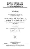 Dodd-Frank five years later: what have we learned from conflict minerals reporting?