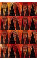 Journal Notebook Abstract Triangles Pattern 5
