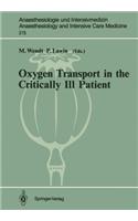 Oxygen Transport in the Critically Ill Patient