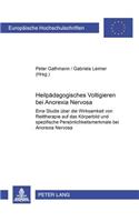 Heilpaedagogisches Voltigieren Bei «Anorexia Nervosa»