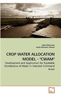 Crop Water Allocation Model - 