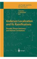 Anderson Localization and Its Ramifications
