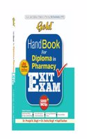 Gold Hand Book for Diploma in Pharmacy Exit Exam (DPEE)- Theory & MCQs 5000+ MCQs, Based on PCI Syllabus