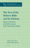 Text of the Hebrew Bible and Its Editions