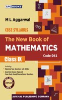 APC Books Mathematics Textbook for CBSE Class 9, M L Aggarwal, Code 041, NEP 2023 Compliant with MCQs and Case Study Questions 2025-26