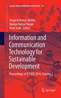 Information and Communication Technology for Sustainable Development