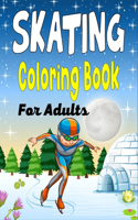 SKATING Coloring Book Adults