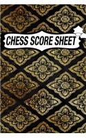 Chess Score Sheet